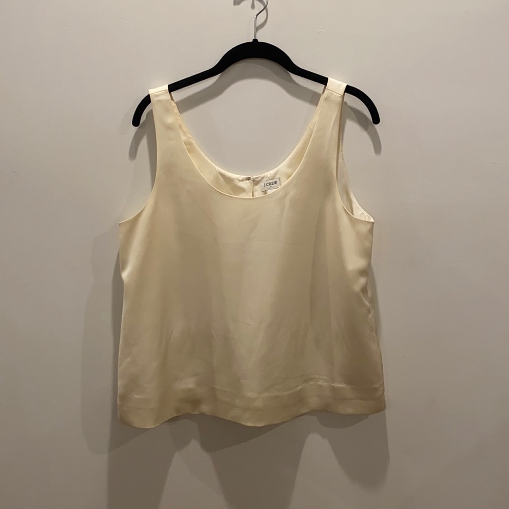 Cream J Crew Blouse Size M